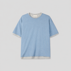 Layered-Cut Short Sleeve Tee