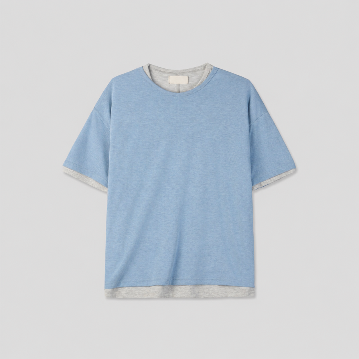 Layered-Cut Short Sleeve Tee