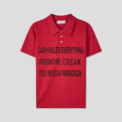 Graphic Slim-Fit Pique Polo Shirt
