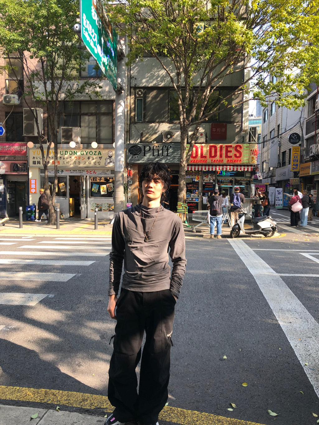 Soft Shirring Long Sleeve Top