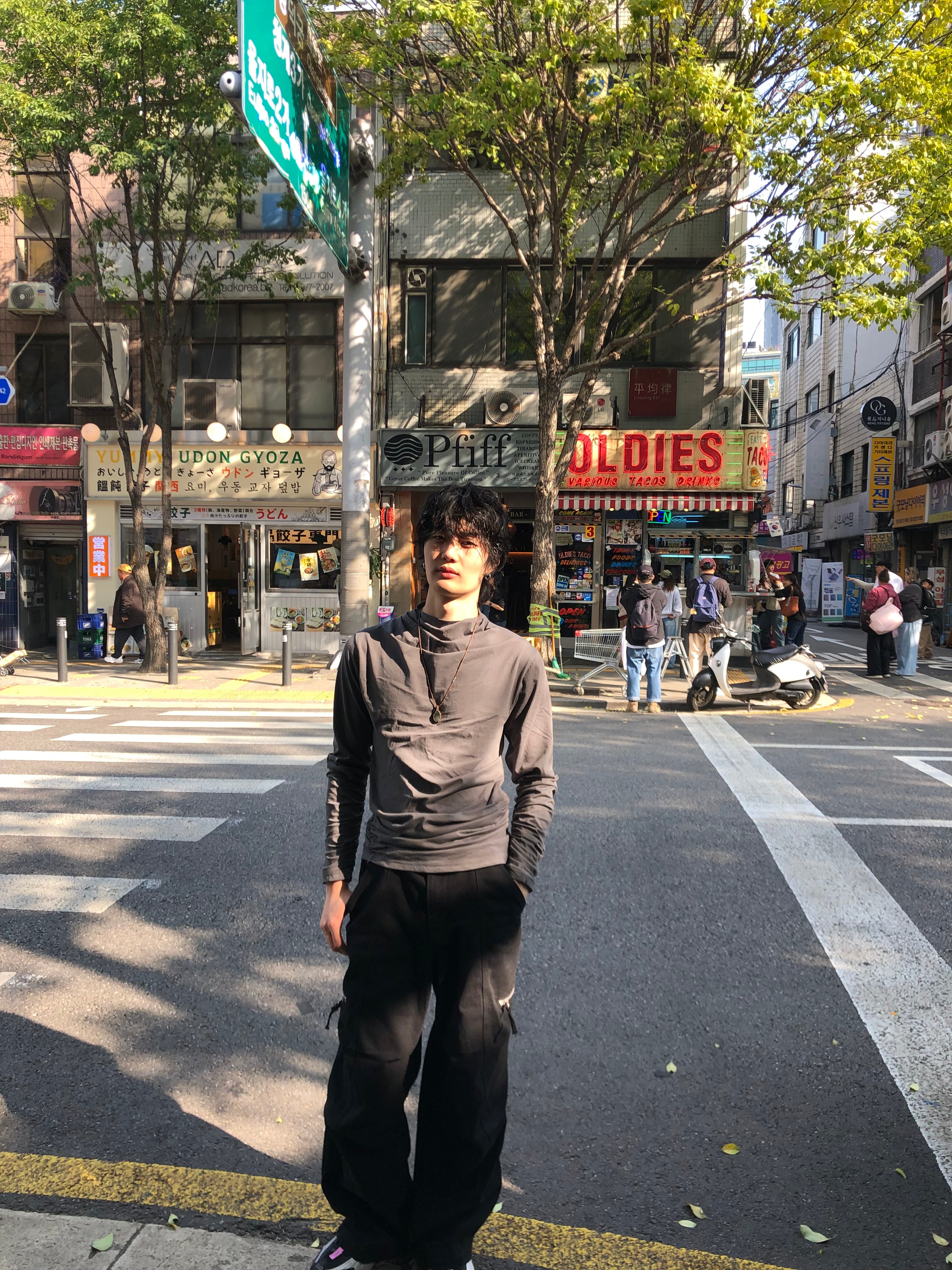 Soft Shirring Long Sleeve Top