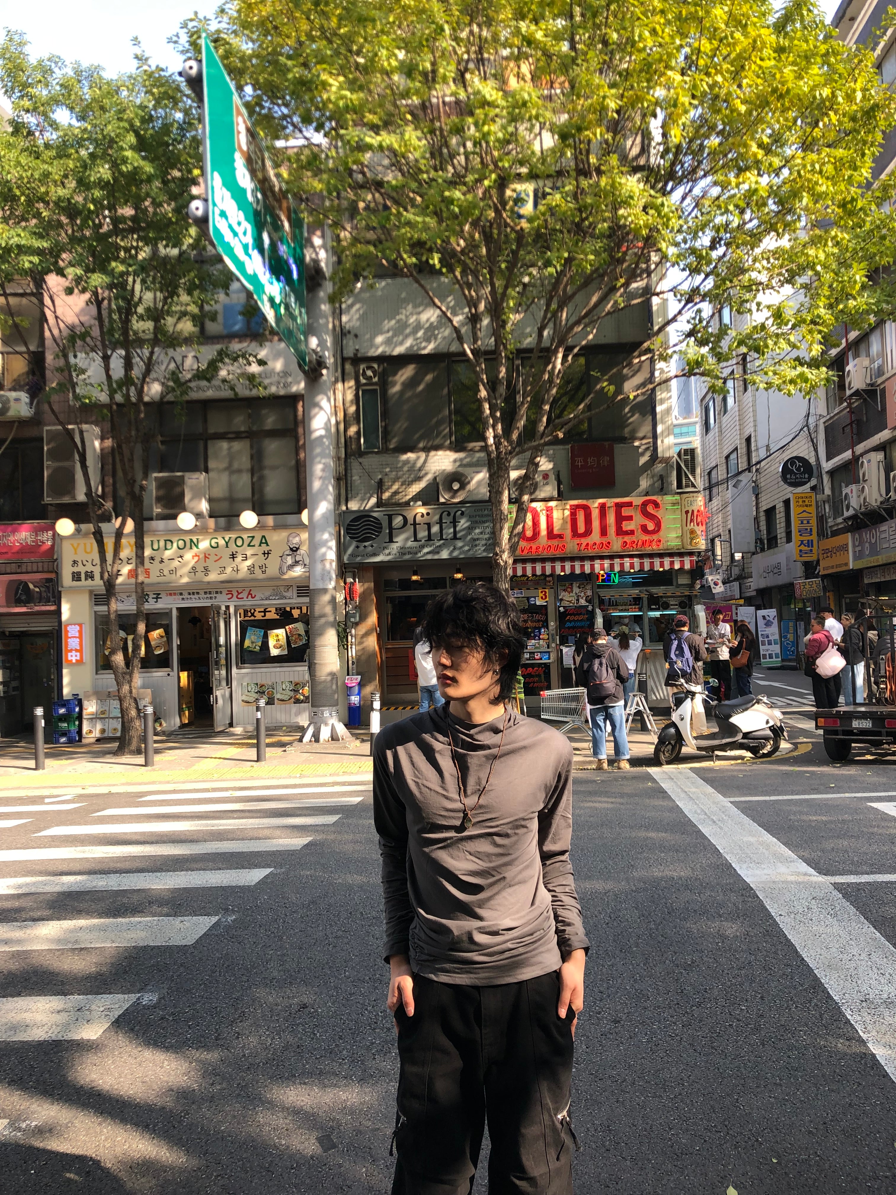 Soft Shirring Long Sleeve Top