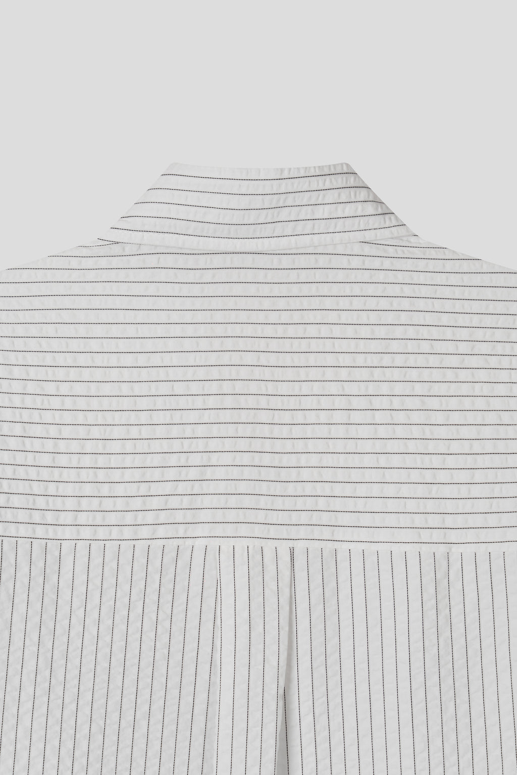 Textured Stripe Seersucker Shirt