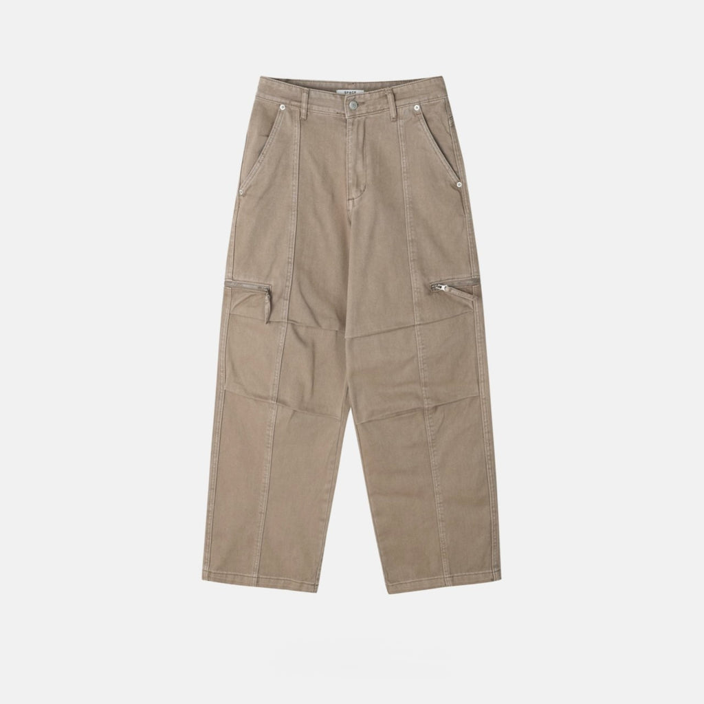 Panel-Dyed Cargo Pants