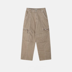 Panel-Dyed Cargo Pants