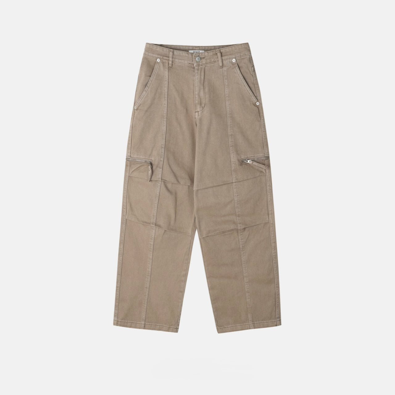 Panel-Dyed Cargo Pants
