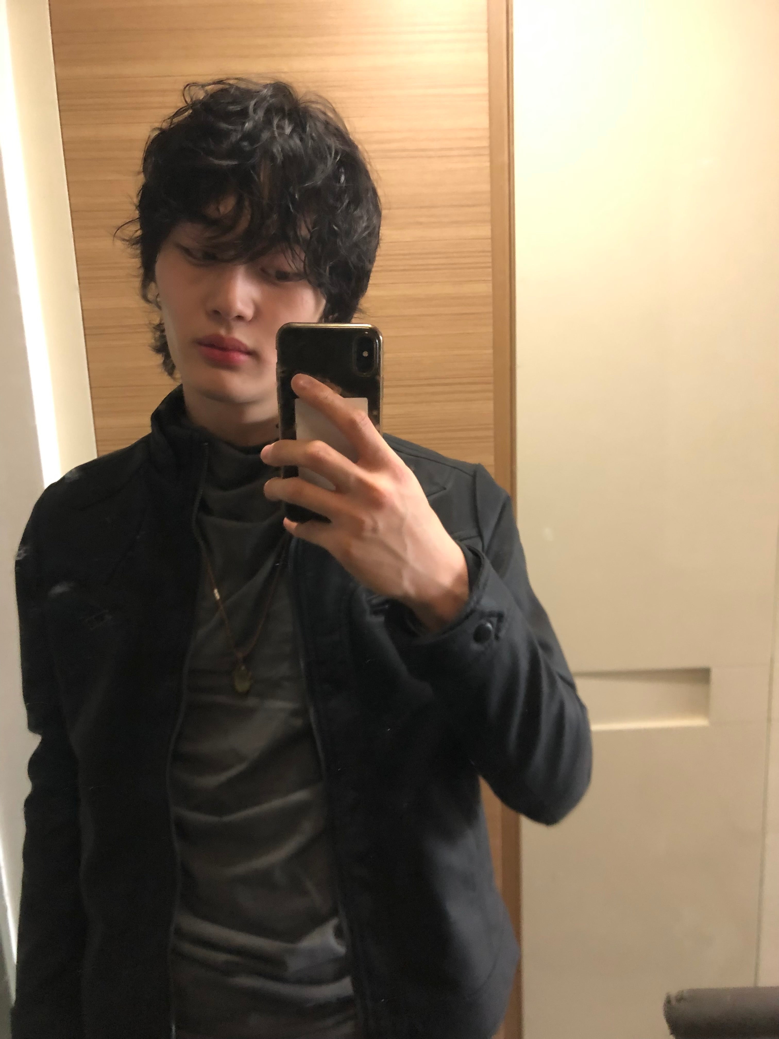 Y2k began leather biker jacket