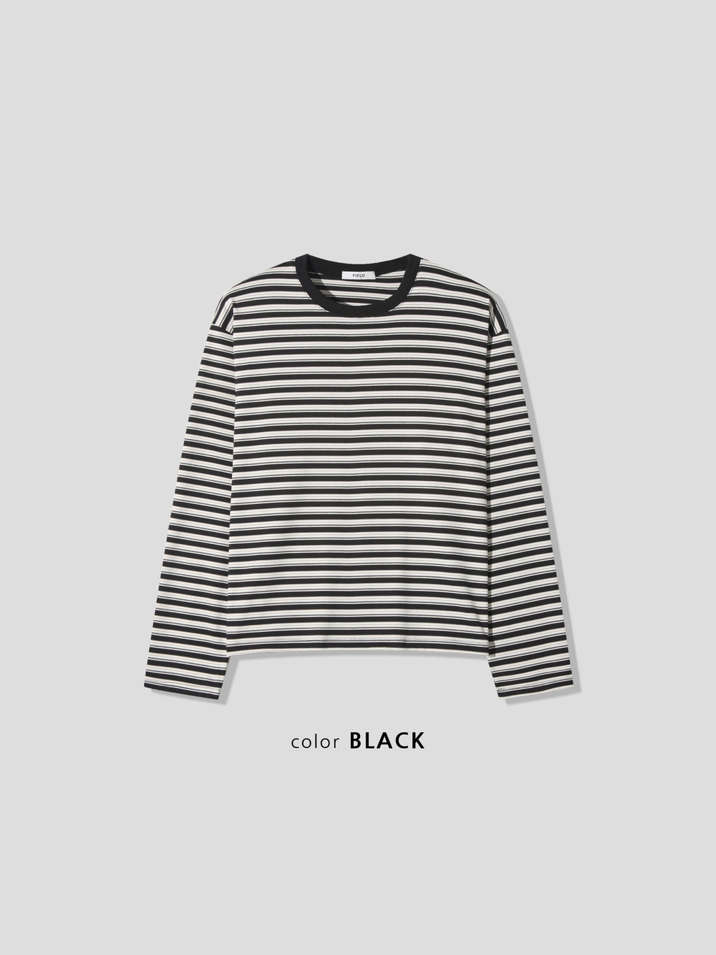 Soft Stretch Stripe Long Sleeve Tee