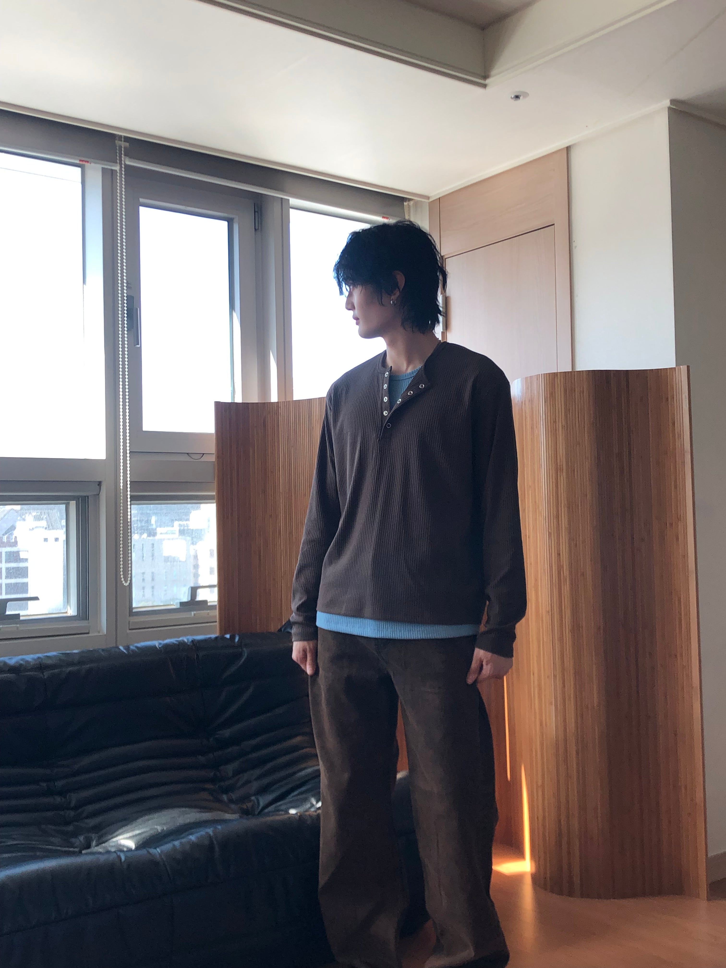 Essential Layering Ribbed Henley