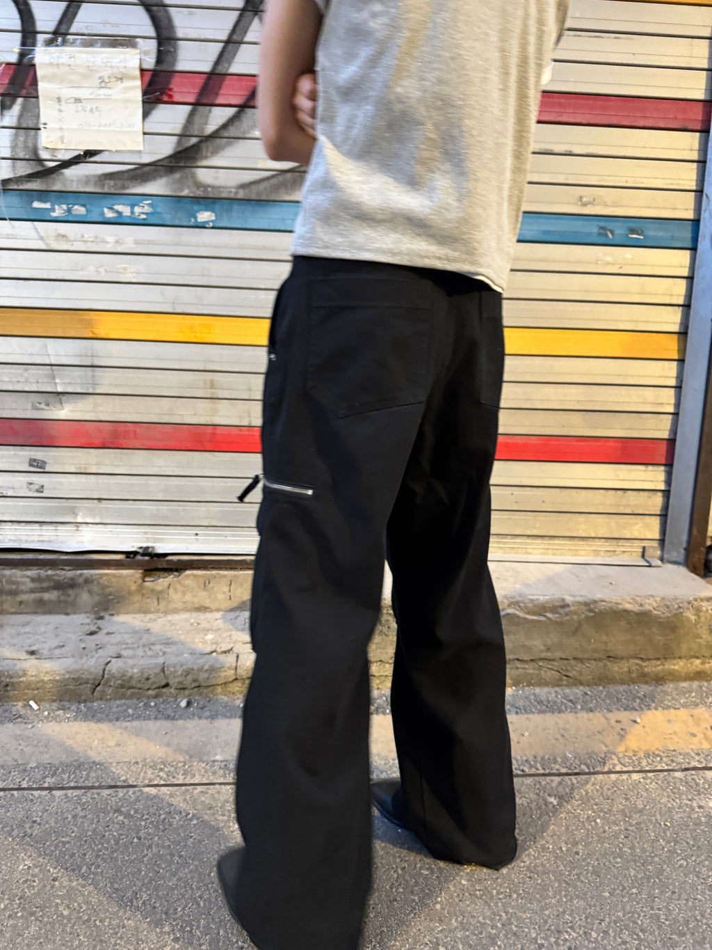 Panel-Dyed Cargo Pants