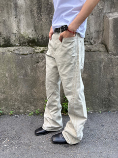 Washed Seam Flare Pants