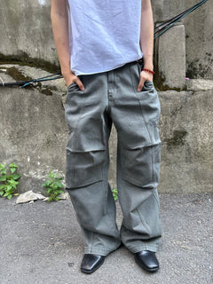 Panel-Dyed Cargo Pants