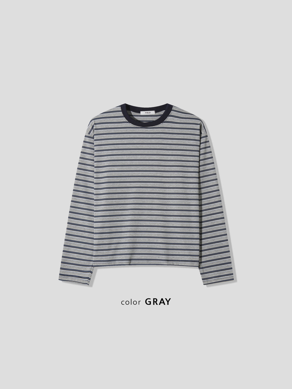 Soft Stretch Stripe Long Sleeve Tee