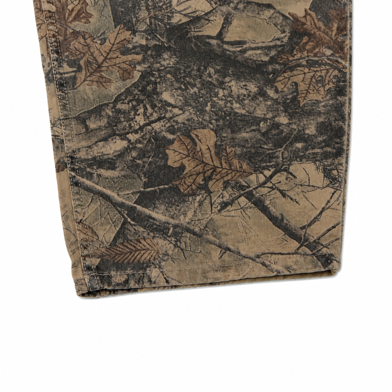 Washed Forest-Camo Balloon Pants