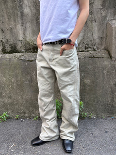 Washed Seam Flare Pants