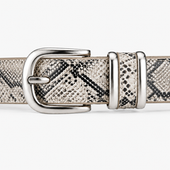Python-Emboss Slim Belt