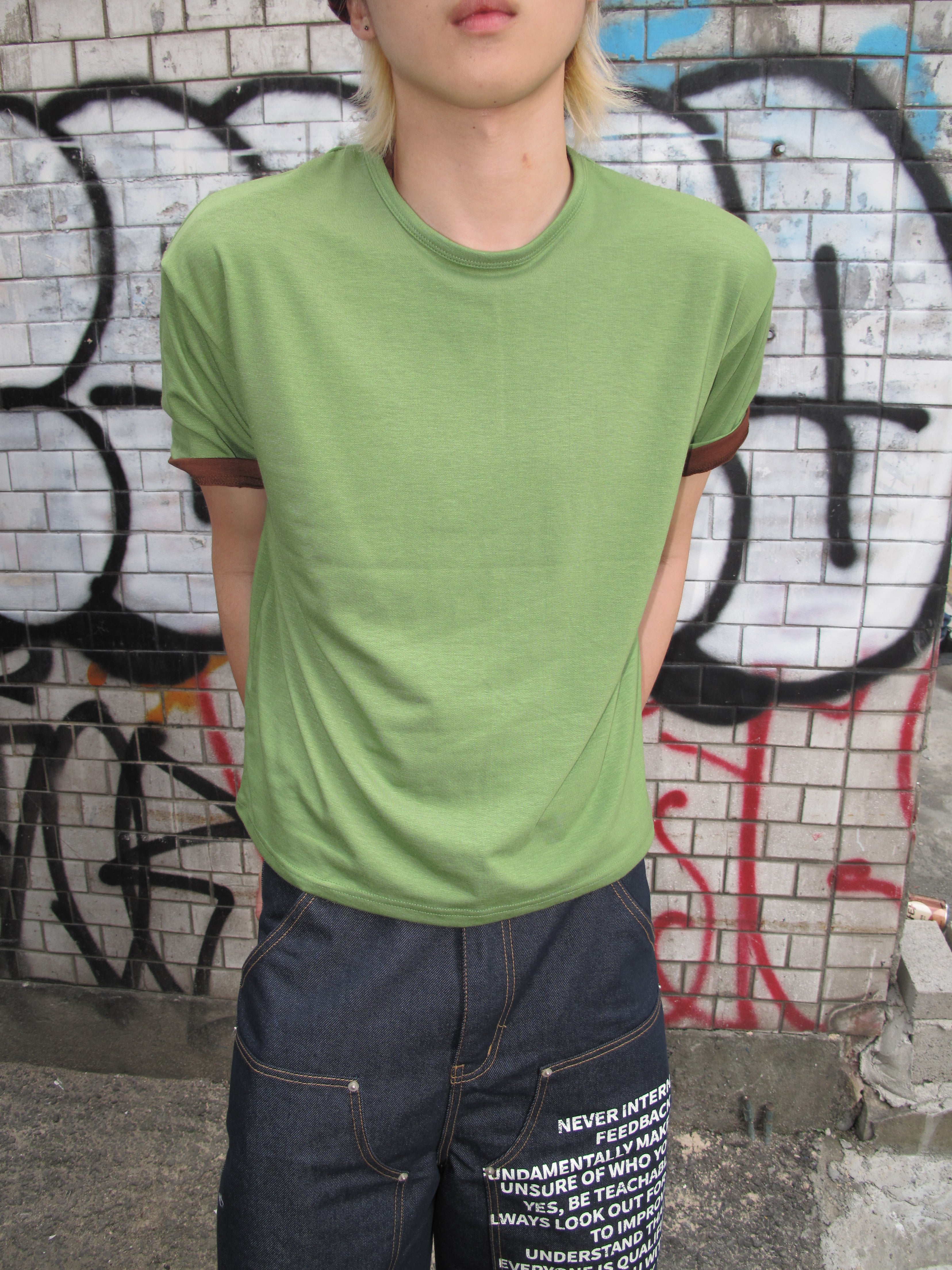 Layered-Cut Short Sleeve Tee