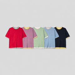 Layered-Cut Short Sleeve Tee