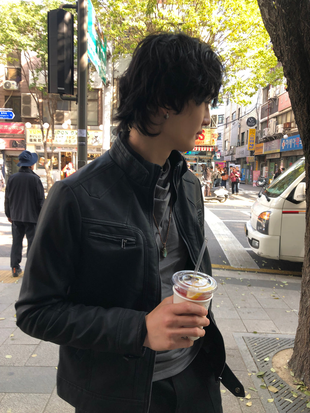 Soft Shirring Long Sleeve Top