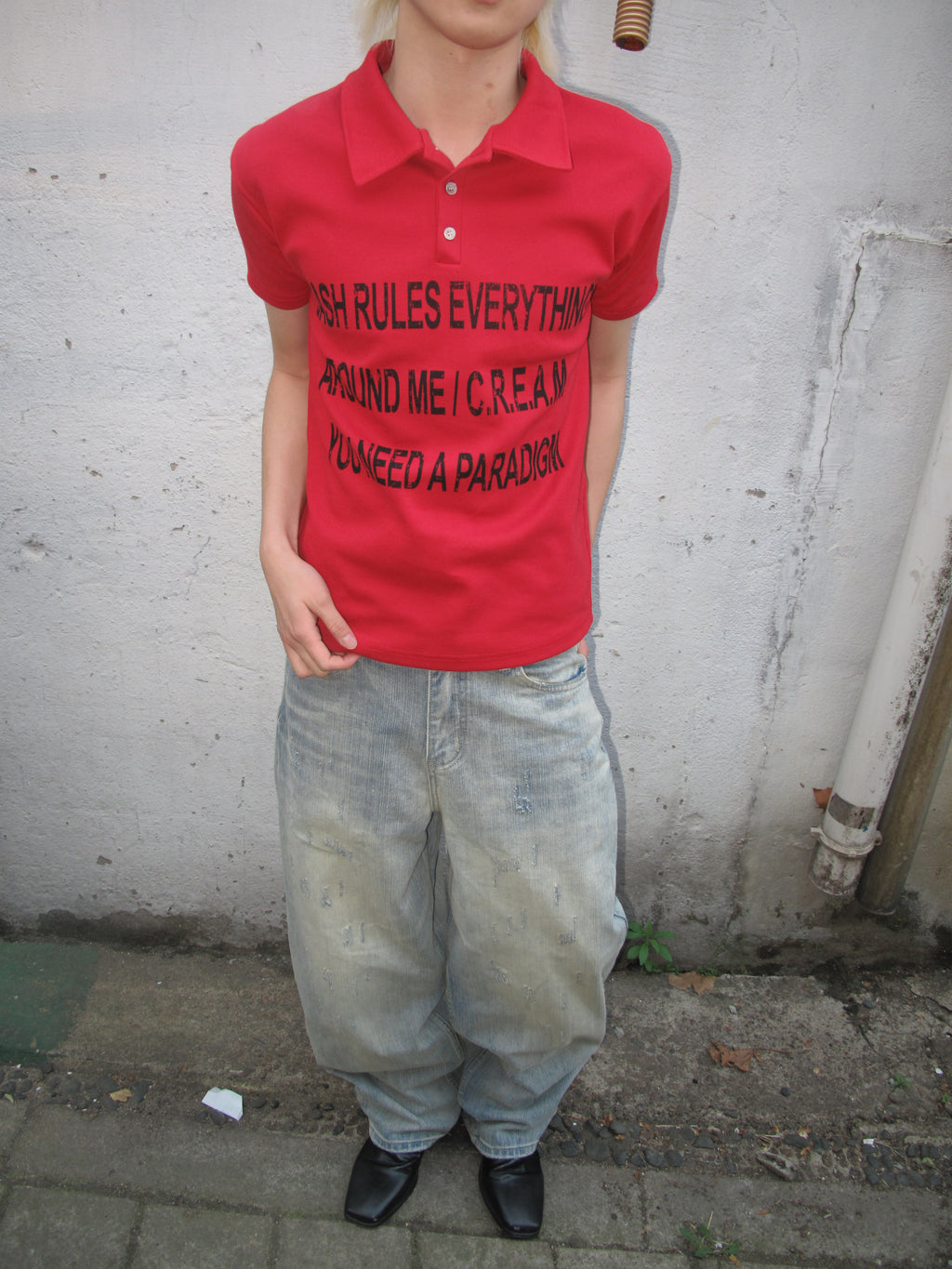 Graphic Slim-Fit Pique Polo Shirt