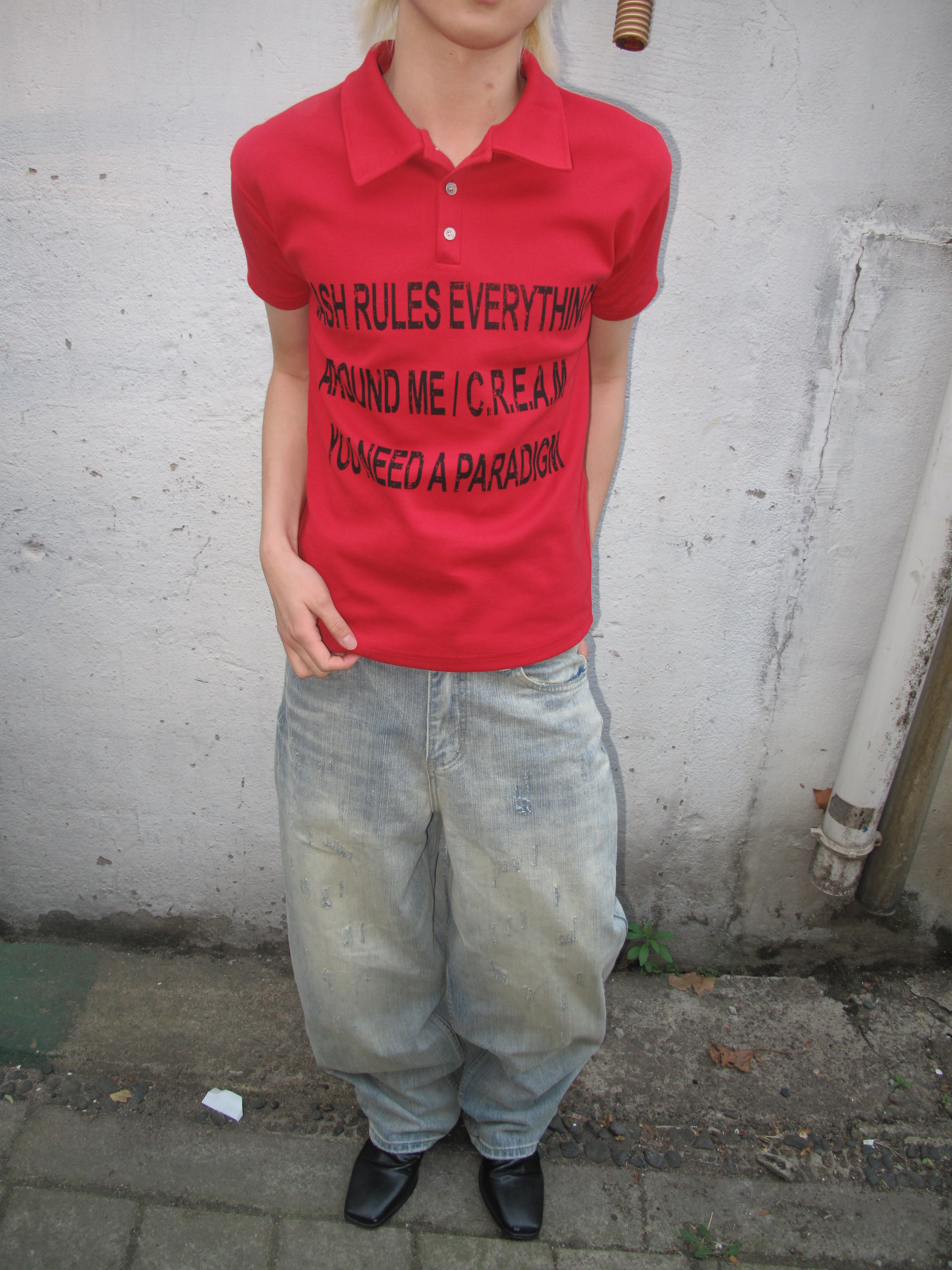 Graphic Slim-Fit Pique Polo Shirt