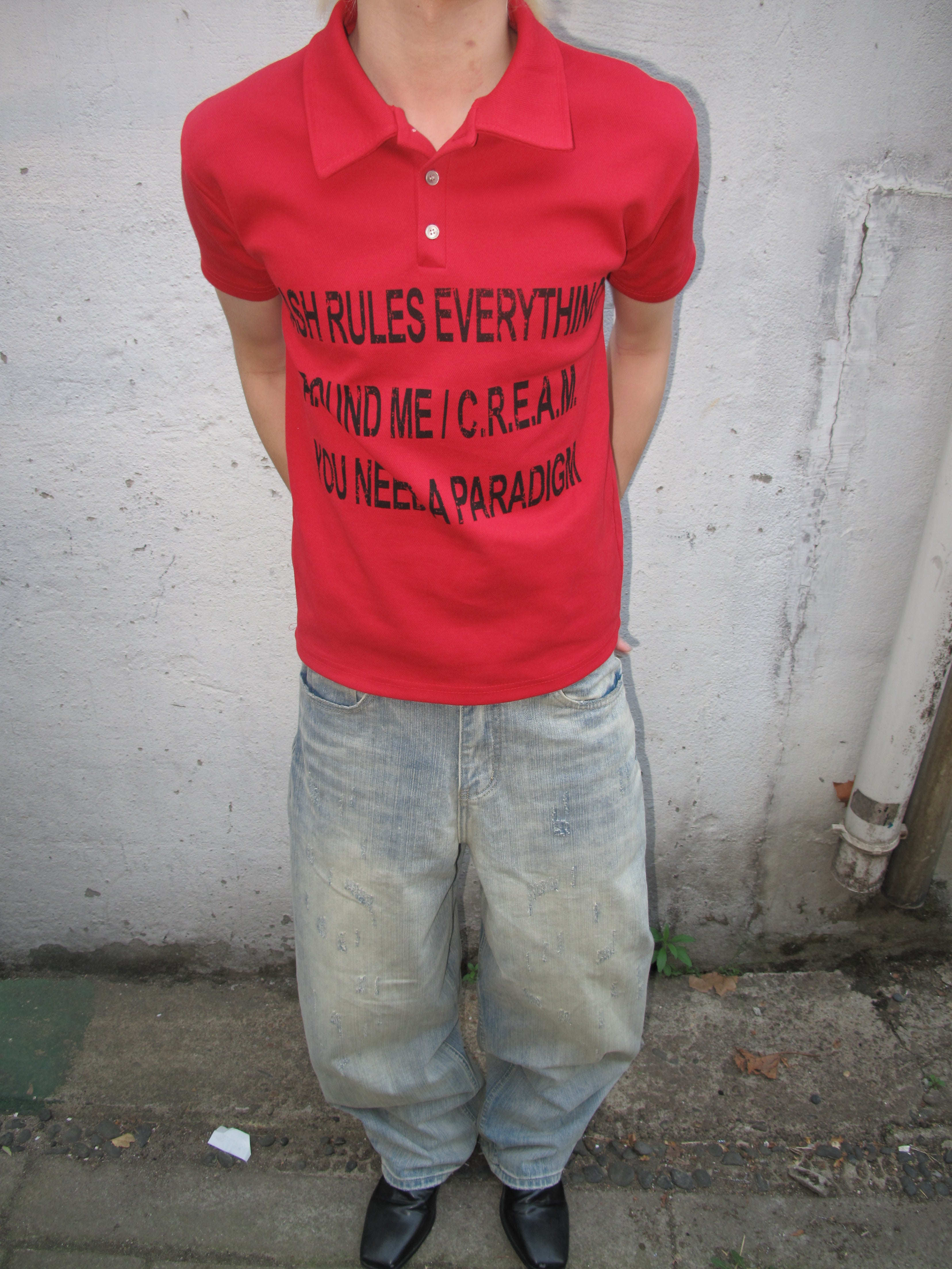 Graphic Slim-Fit Pique Polo Shirt