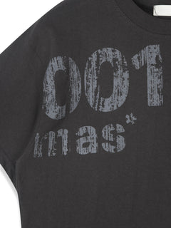 001 Crack Graphic Semi-Crop T-Shirt