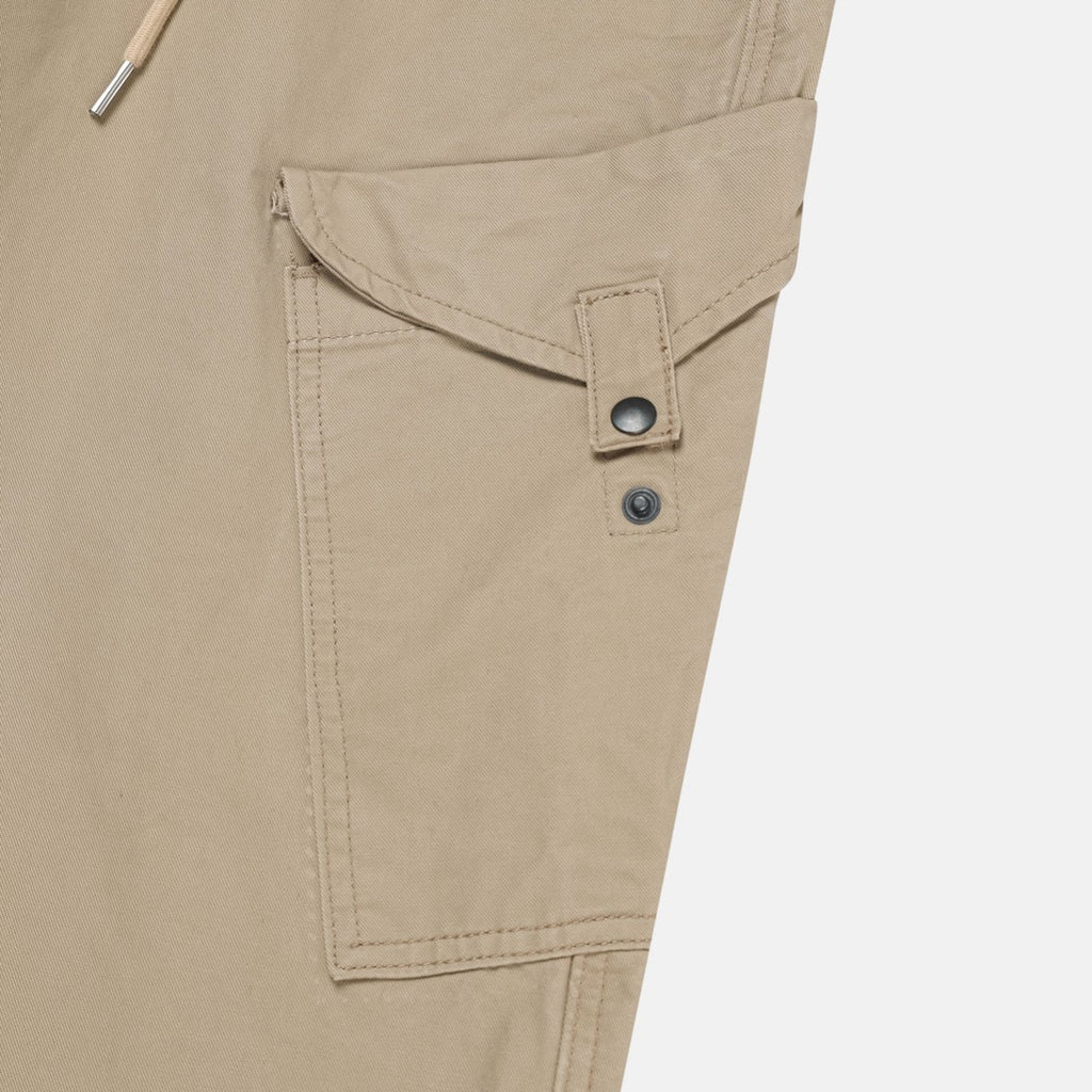 Snap-Pocket Cotton Cargo Pants
