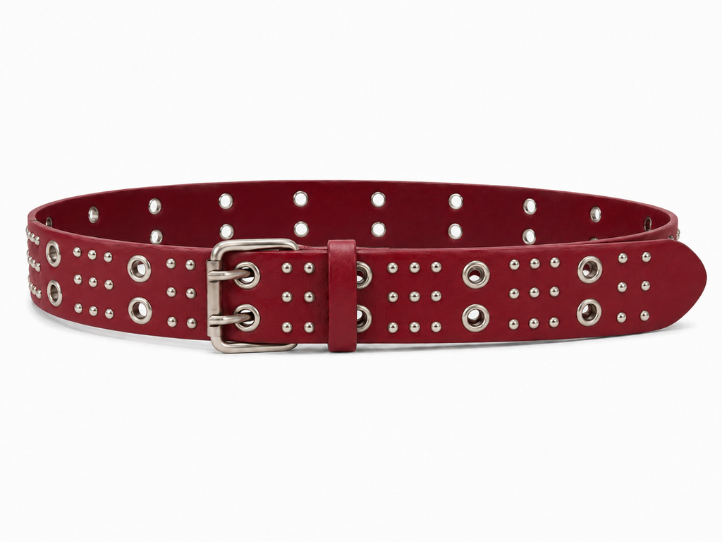 Circle-Stud Wide Belt