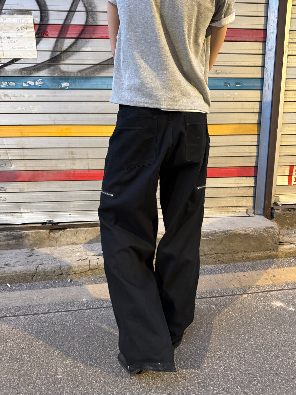 Panel-Dyed Cargo Pants