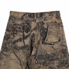 Washed Forest-Camo Balloon Pants