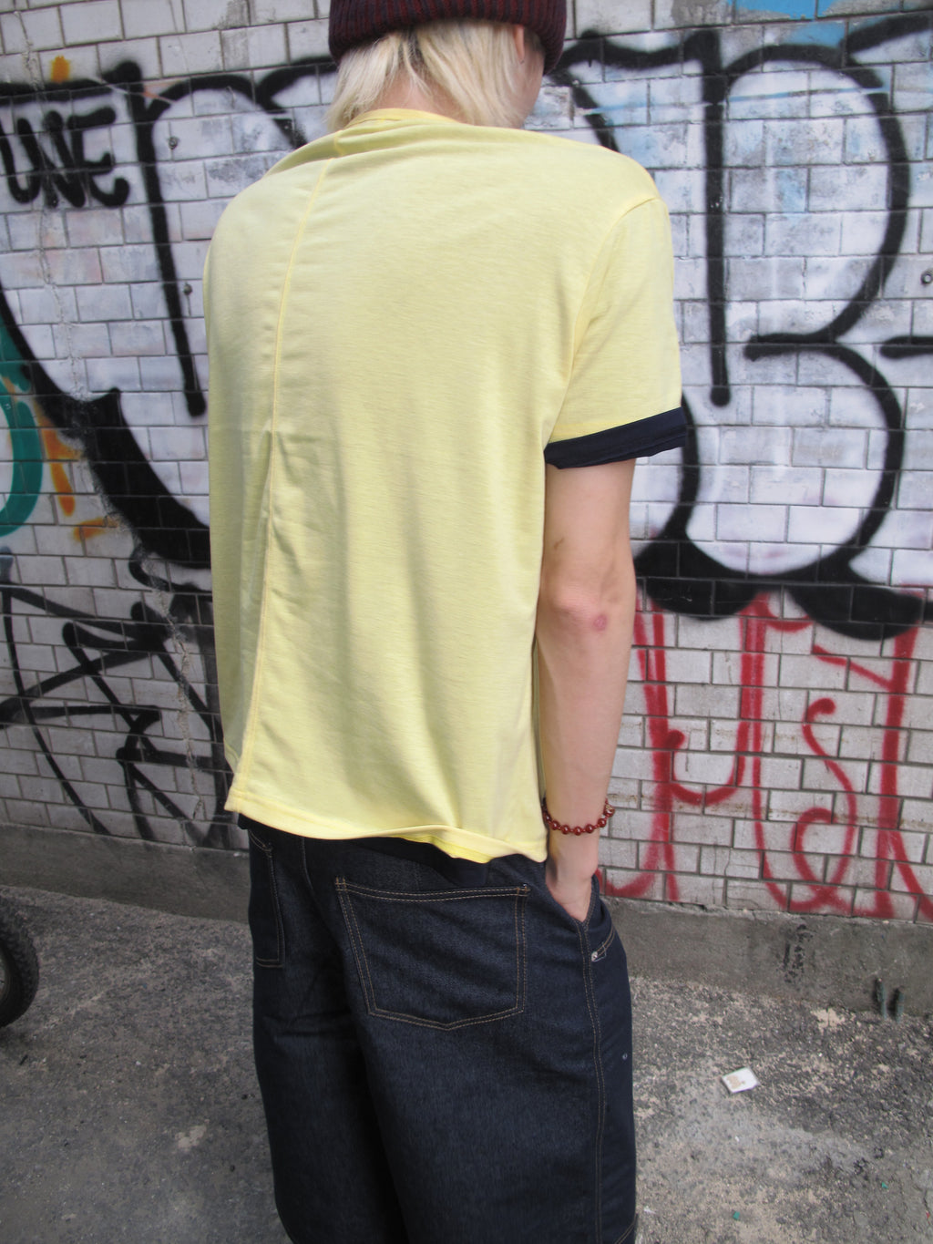Layered-Cut Short Sleeve Tee