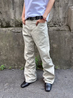Washed Seam Flare Pants