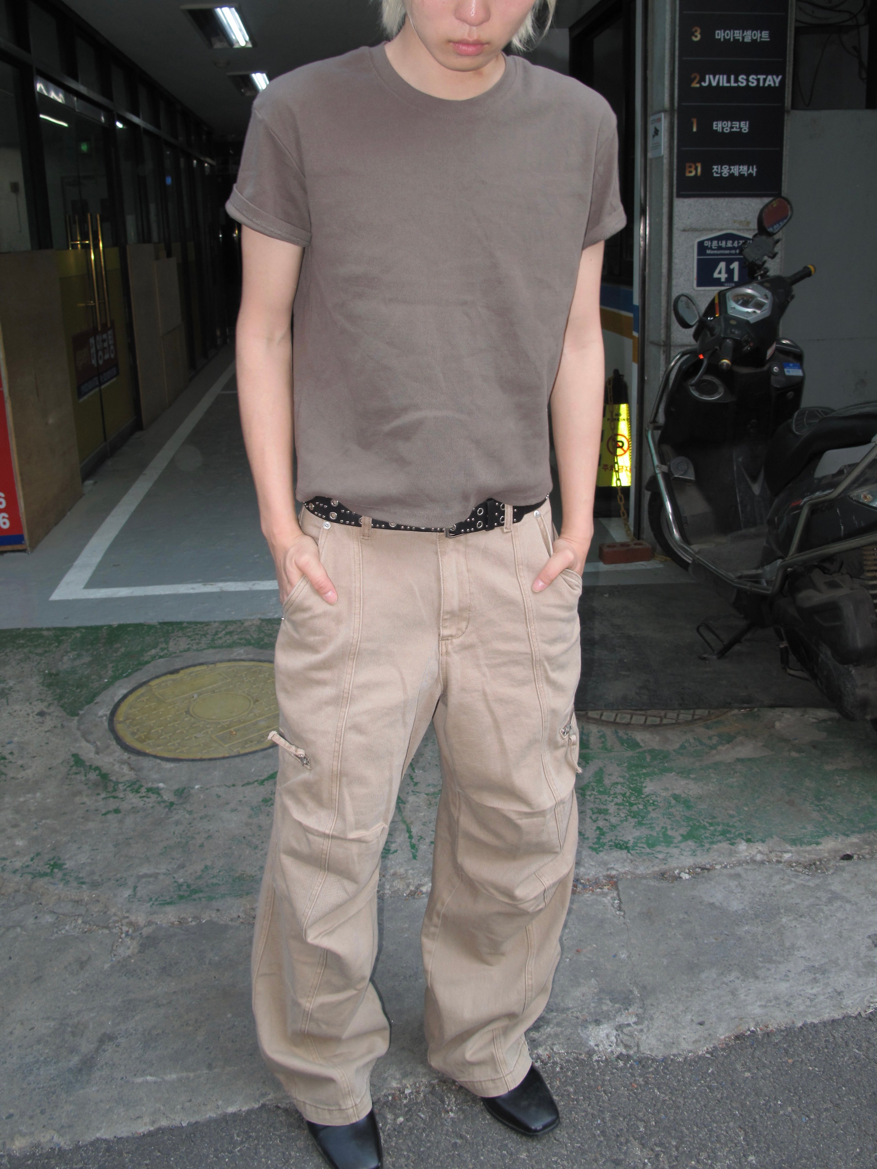 Ribbed Muscle-Fit Crew T-Shirt