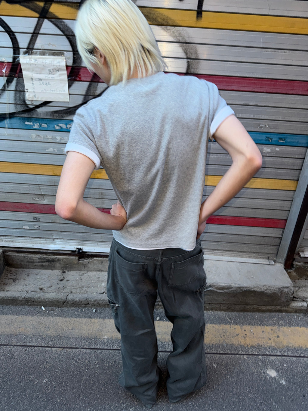 Ribbed Muscle-Fit Crew T-Shirt