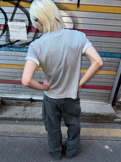 Ribbed Muscle-Fit Crew T-Shirt