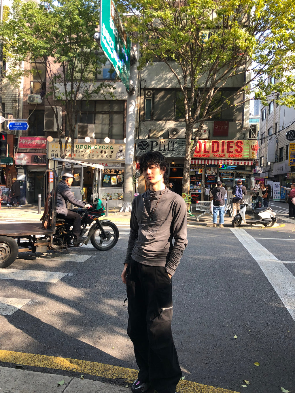 Soft Shirring Long Sleeve Top