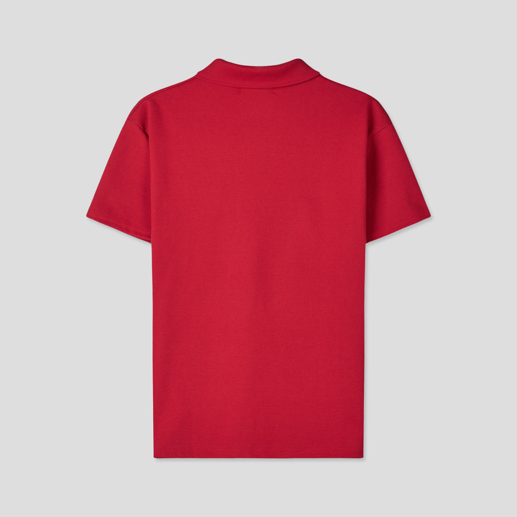 Graphic Slim-Fit Pique Polo Shirt