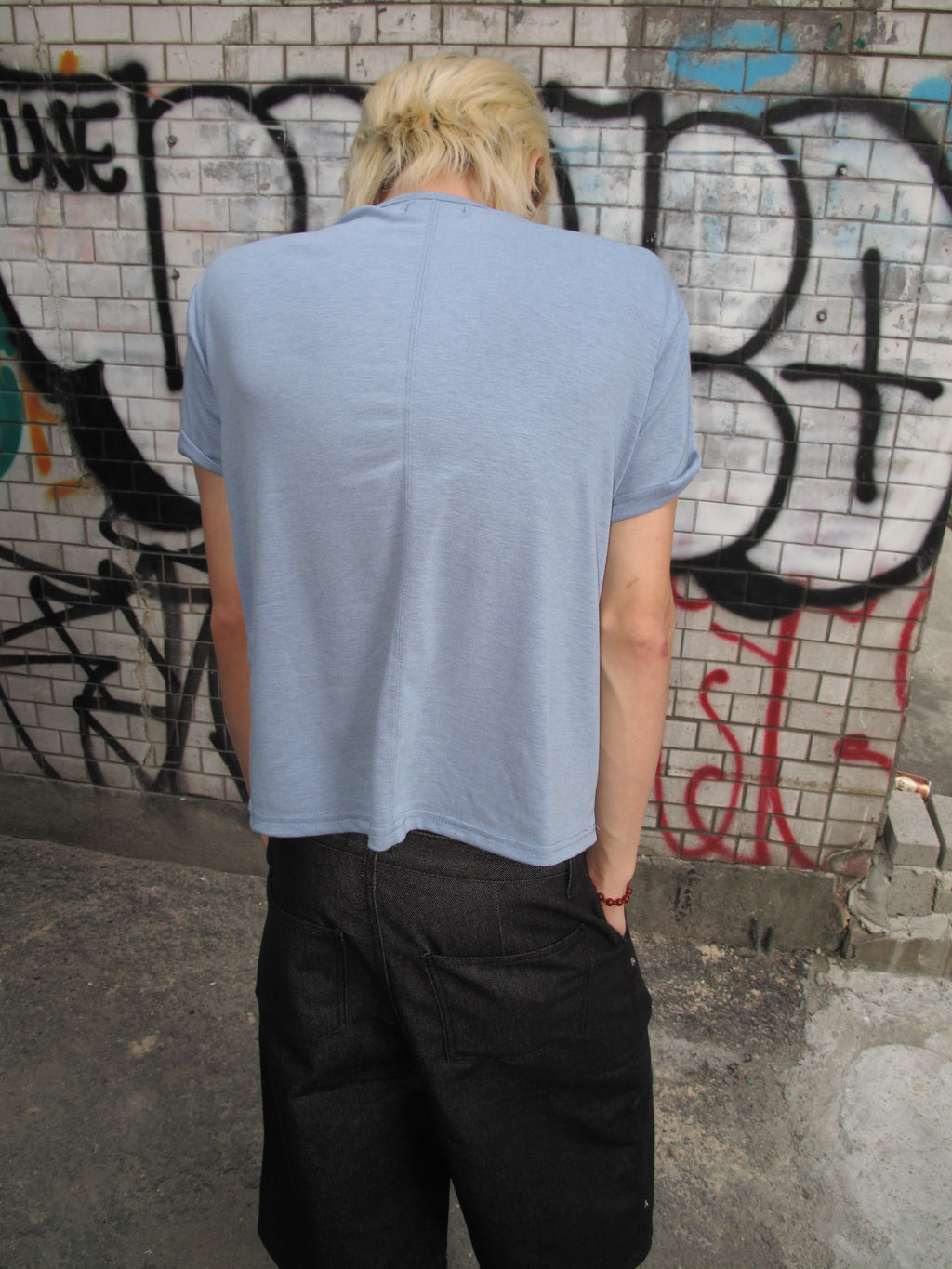 Layered-Cut Short Sleeve Tee