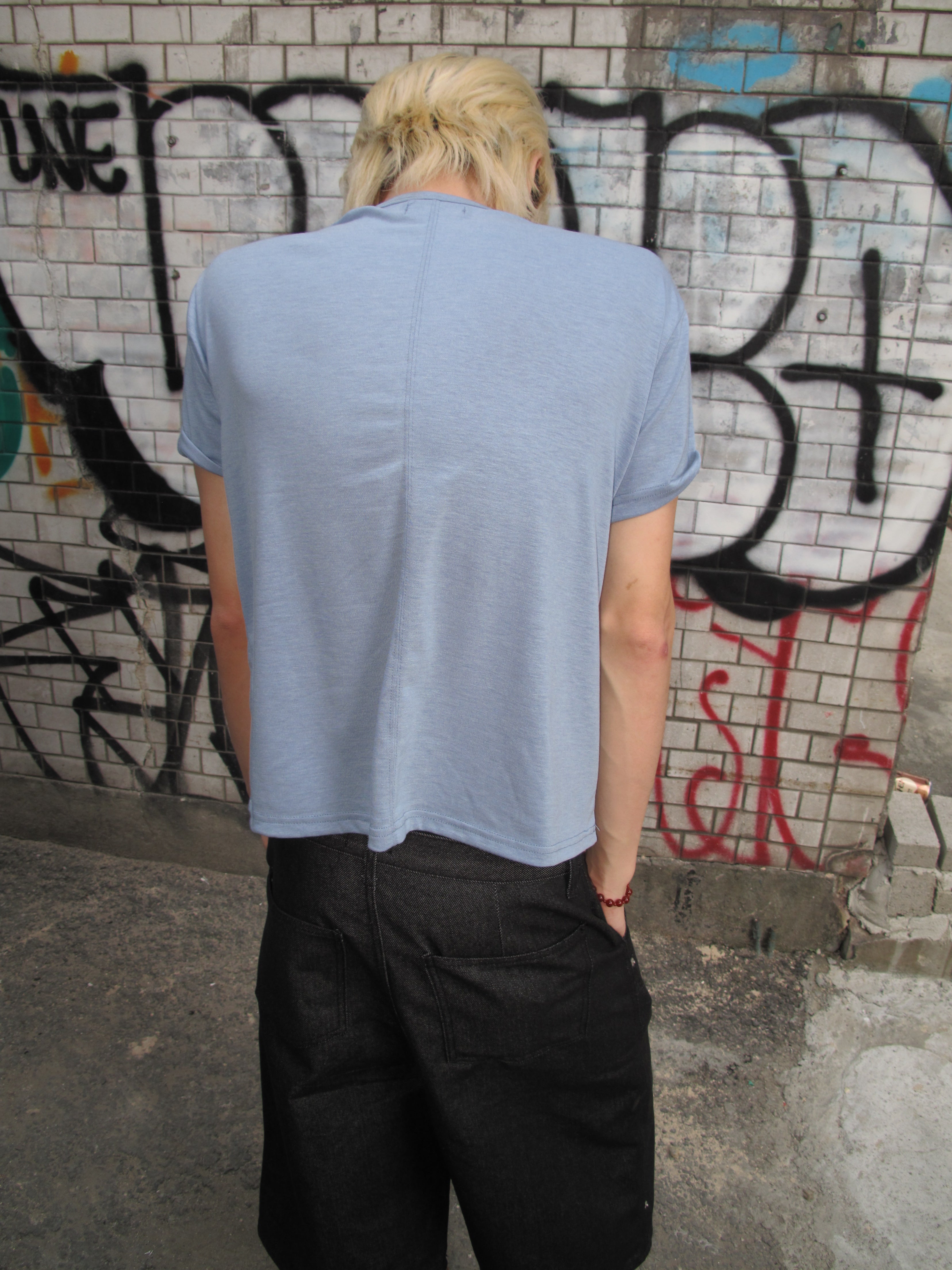 Layered-Cut Short Sleeve Tee