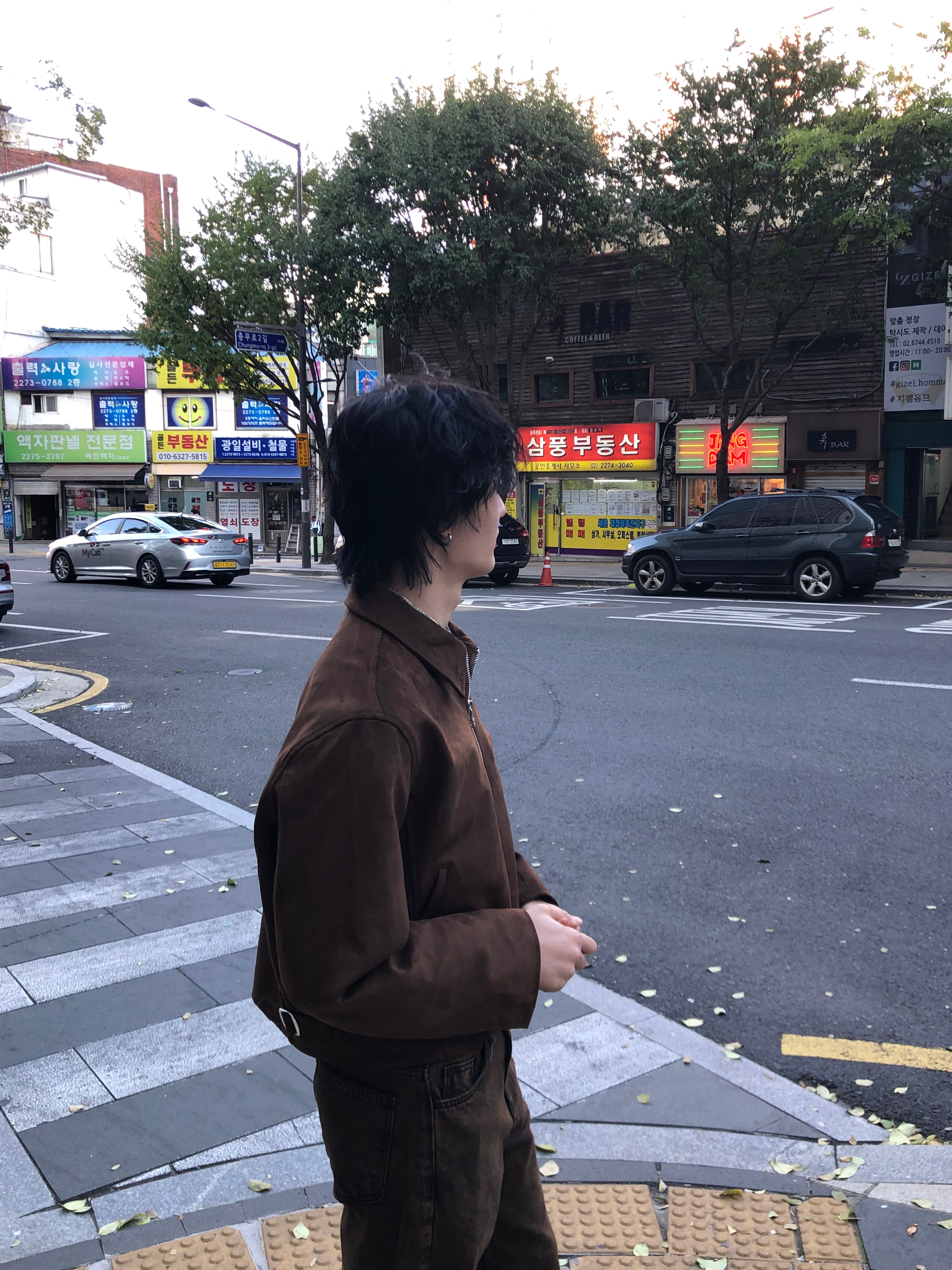 Vintage Suede Zip Jacket