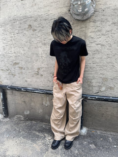 Panel-Dyed Cargo Pants