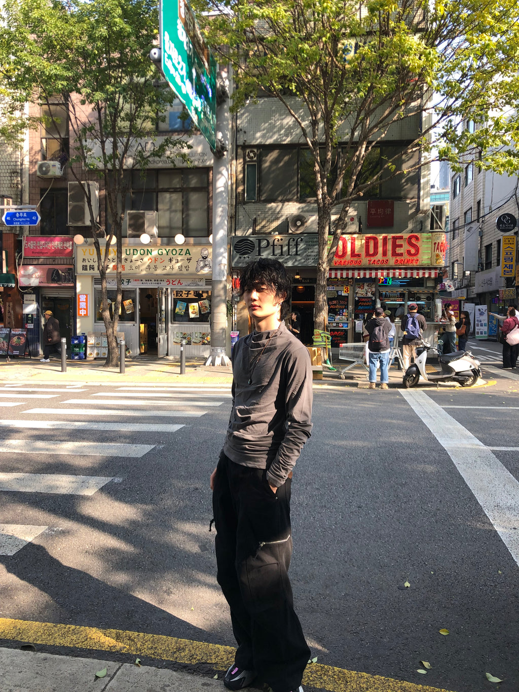 Soft Shirring Long Sleeve Top