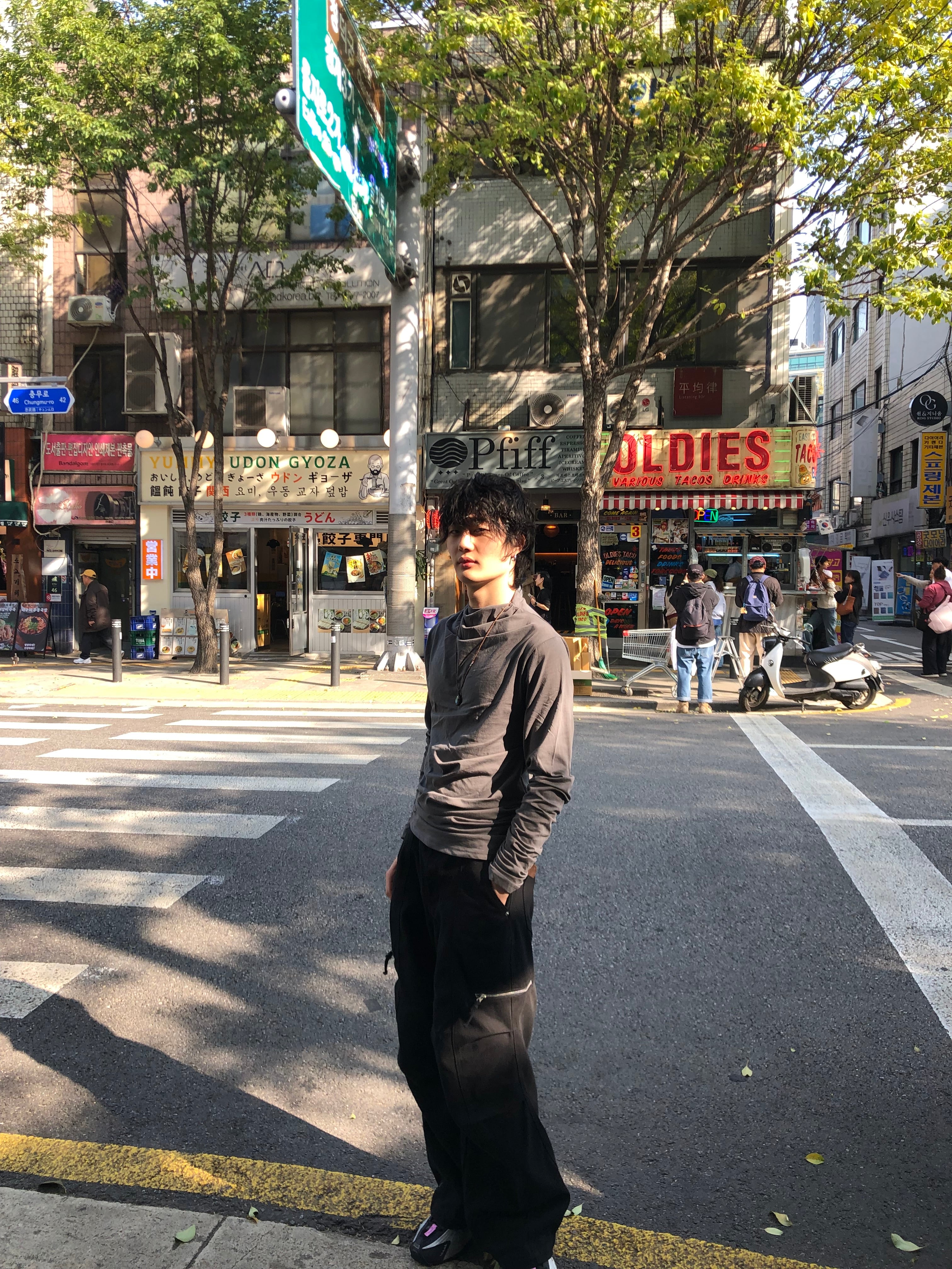 Soft Shirring Long Sleeve Top