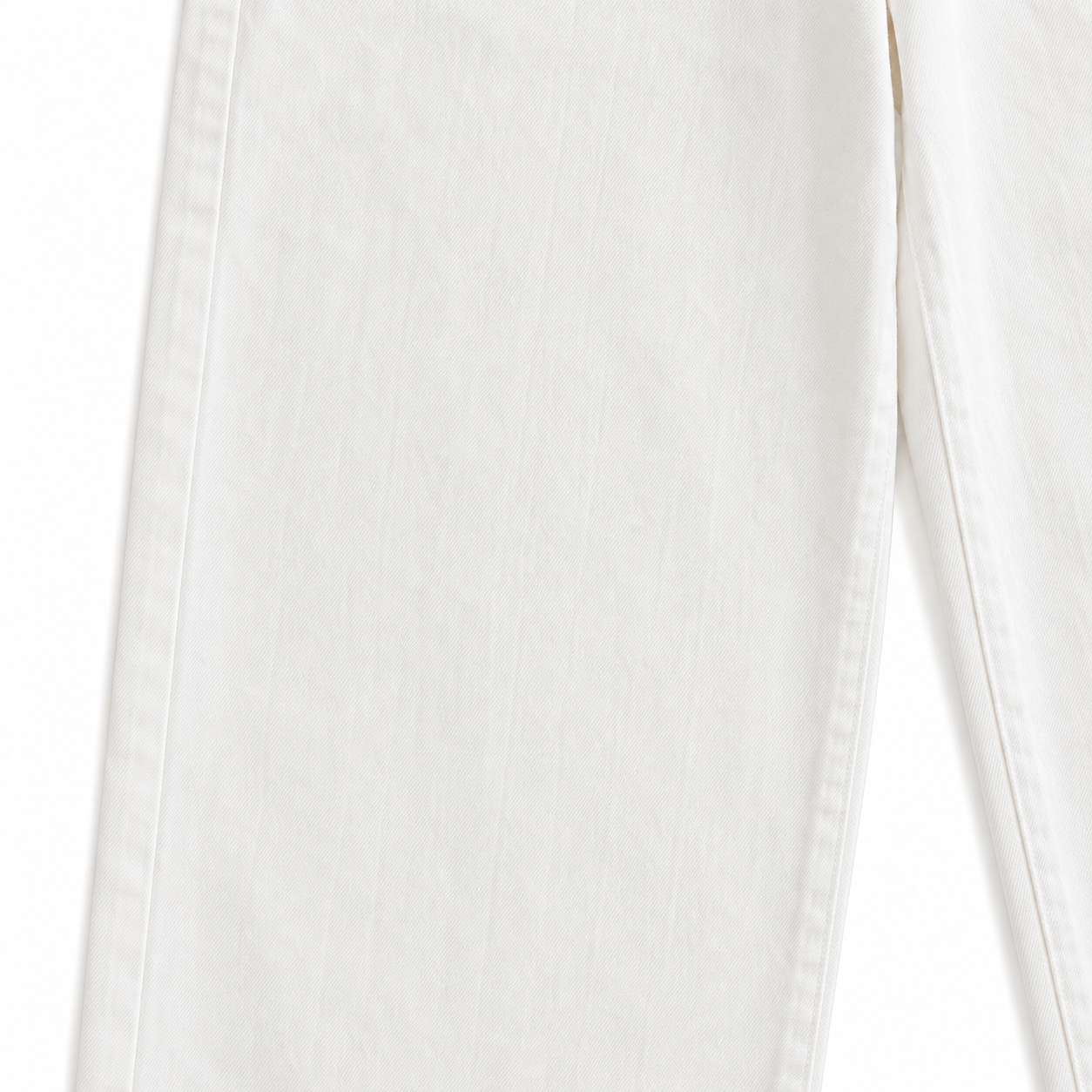 Button-Fly Layered Wide Cotton Pants