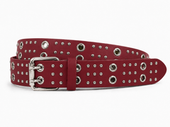 Circle-Stud Wide Belt