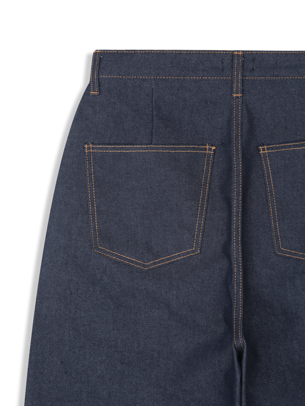 Graphic Double-Knee Denim Bermuda Shorts