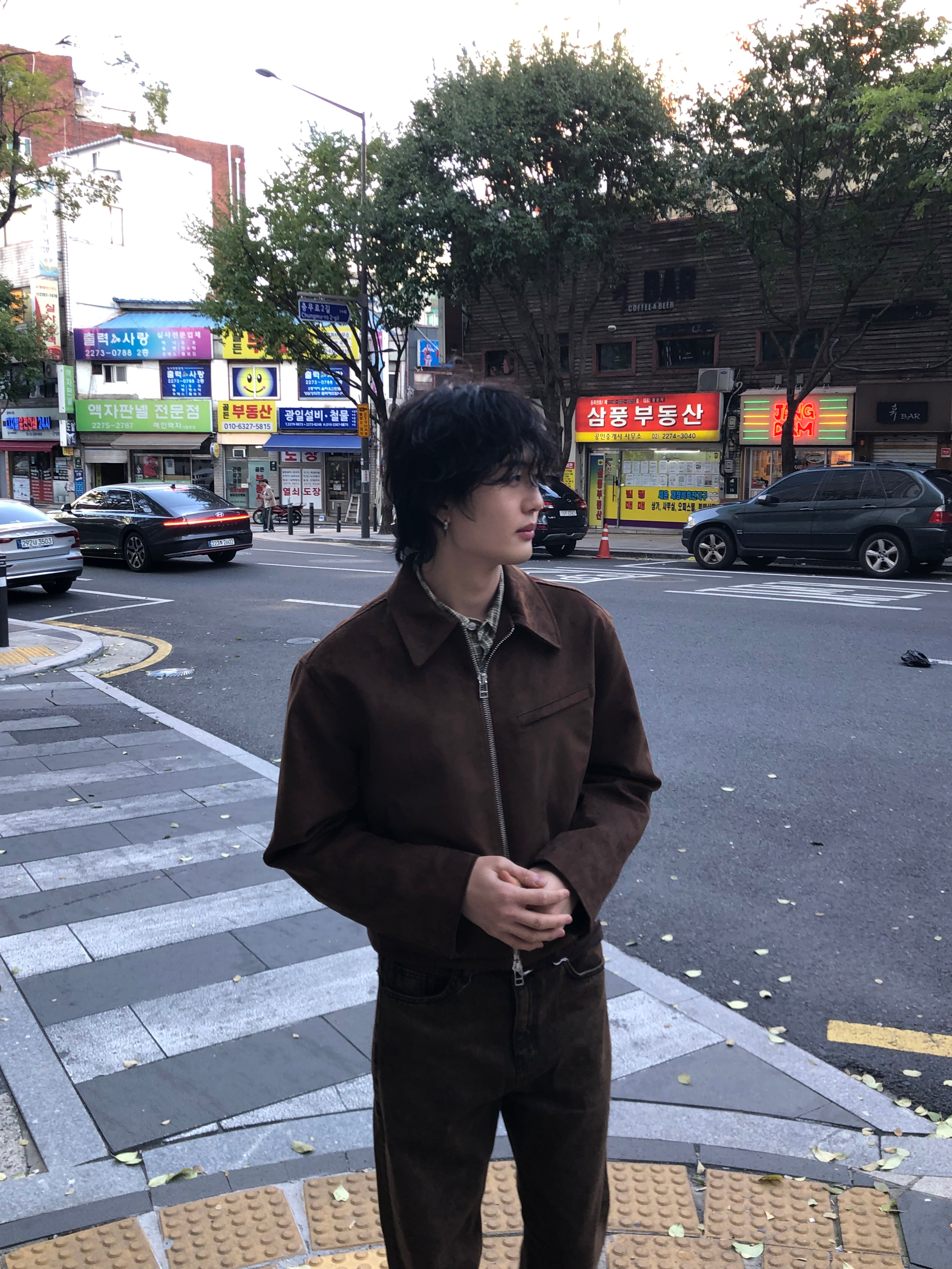 Vintage Suede Zip Jacket