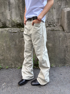 Washed Seam Flare Pants