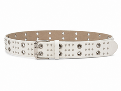 Circle-Stud Wide Belt